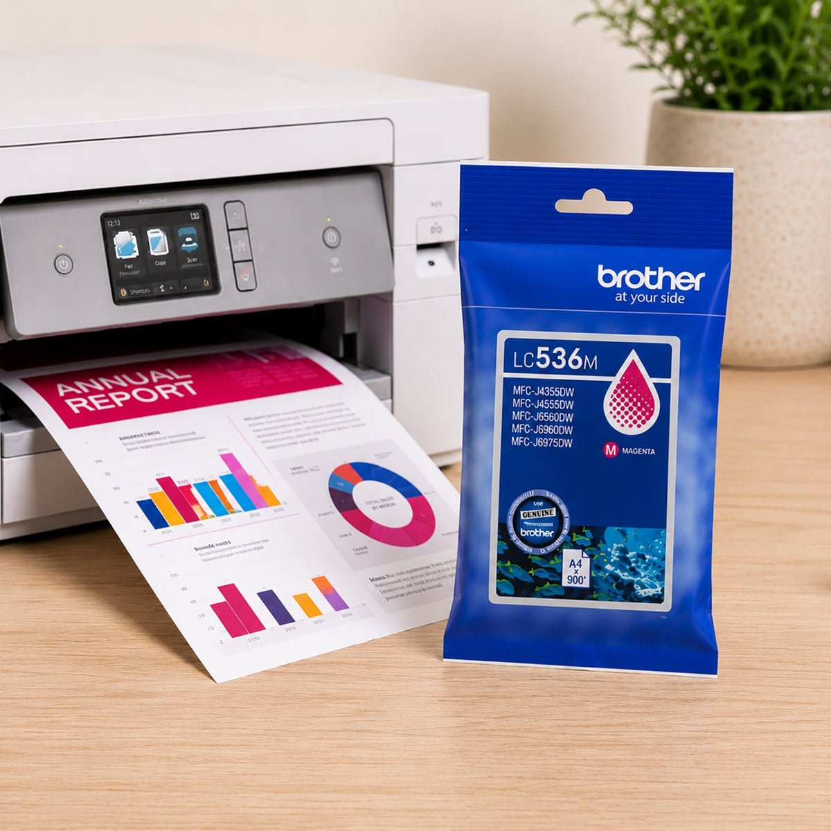 Brother LC-536M Ink Cartridge Magenta