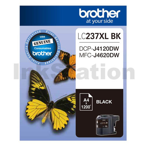 Brother LC237XLBK Super High Yield Ink Cartridge 1200 Pages Black