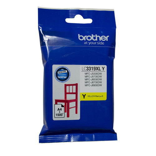 Brother LC3319XLY Super High Yield Ink Cartridge 1500 Pages Yellow