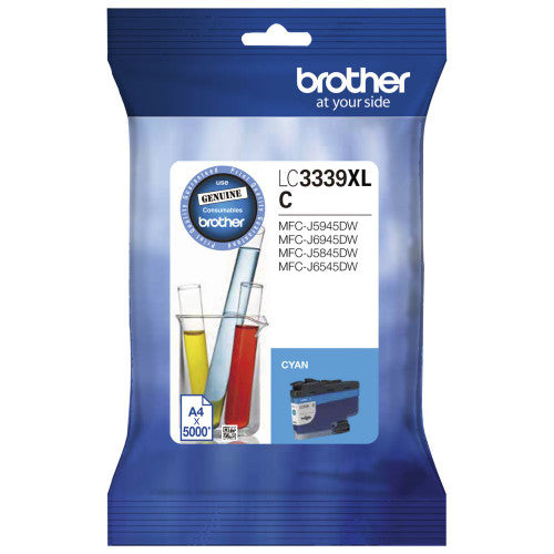 Brother LC3339XLC Super High Yield Ink Cartridge 5000 Pages Cyan