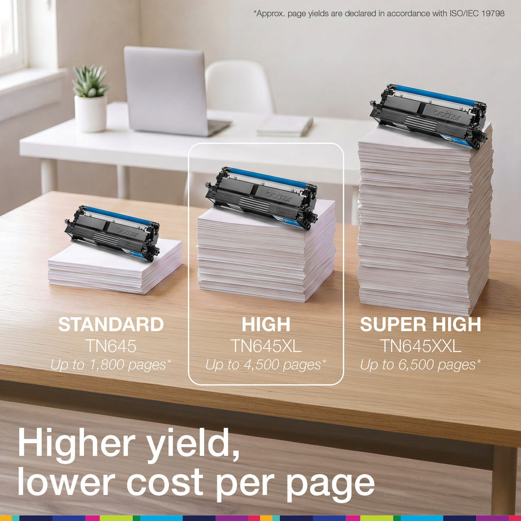 Brother TN-645XLC Cyan High Yield Toner Cartridge