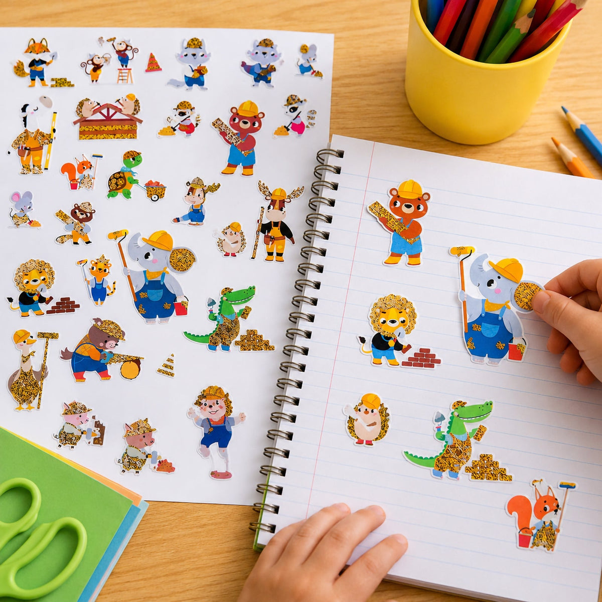 Build-It Buddies Foil Sticker Set of 31