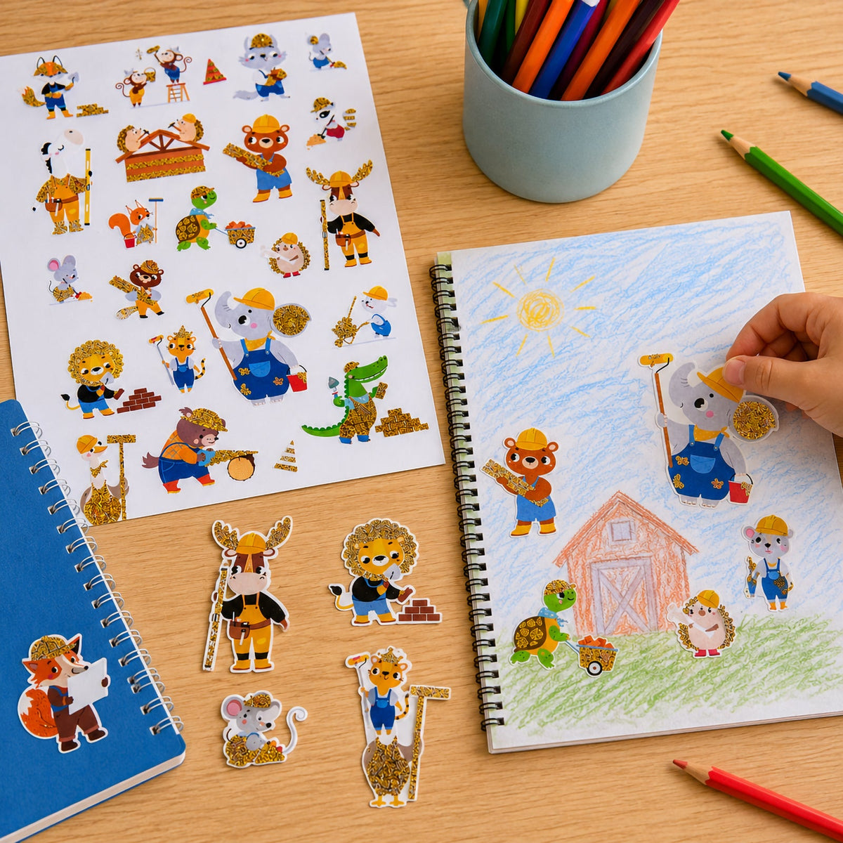 Build-It Buddies Foil Sticker Set of 31
