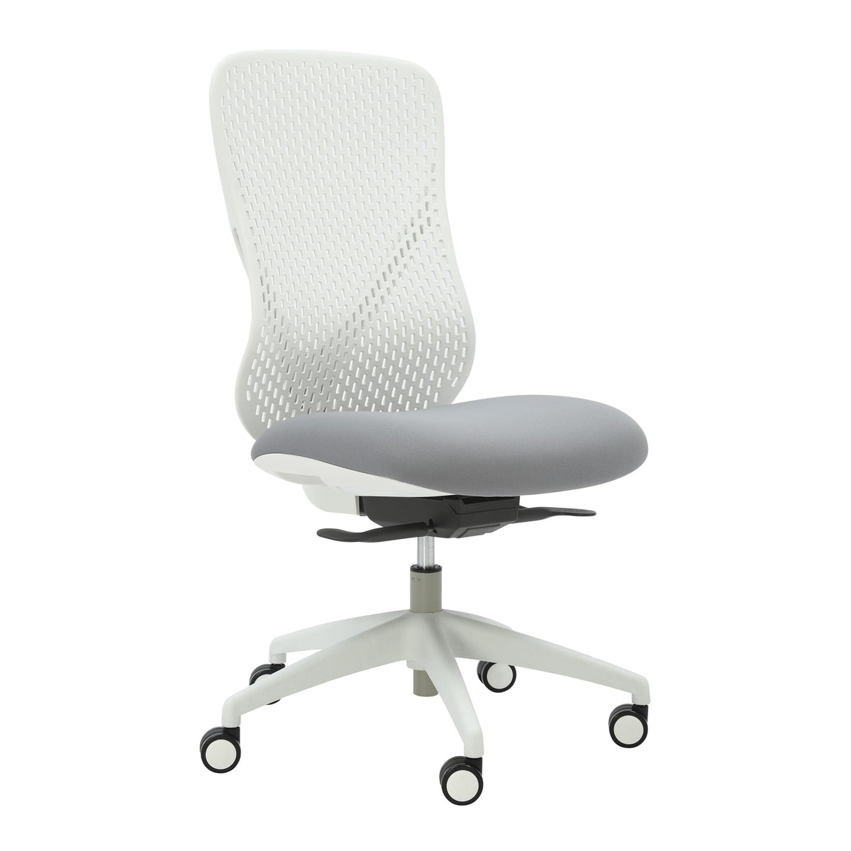 Buro Axon Chair Without Arms Light Grey Frame