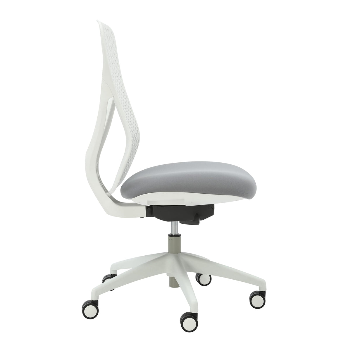 Buro Axon Chair Without Arms Light Grey Frame