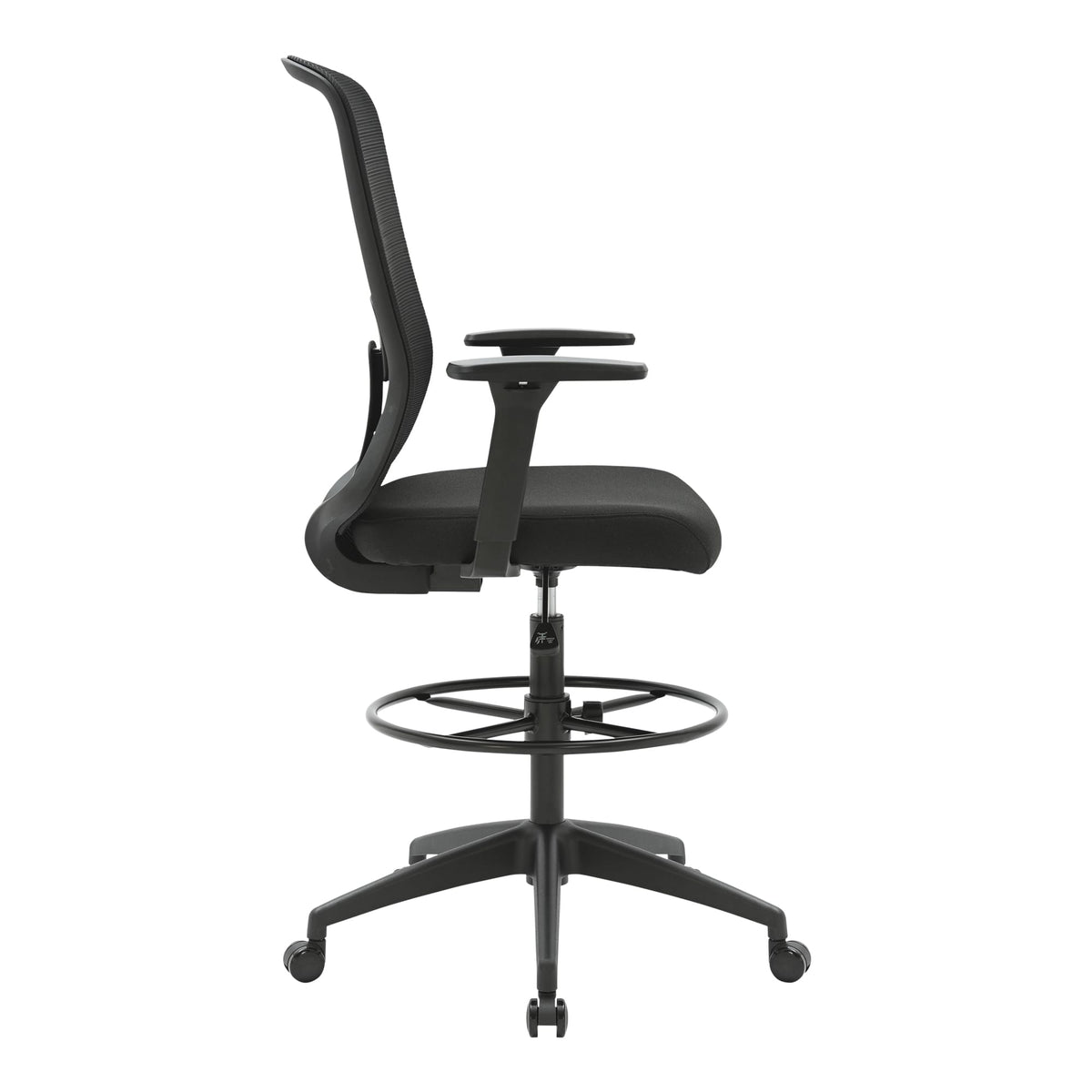 Buro Elan Drafting Chair with Arms Black