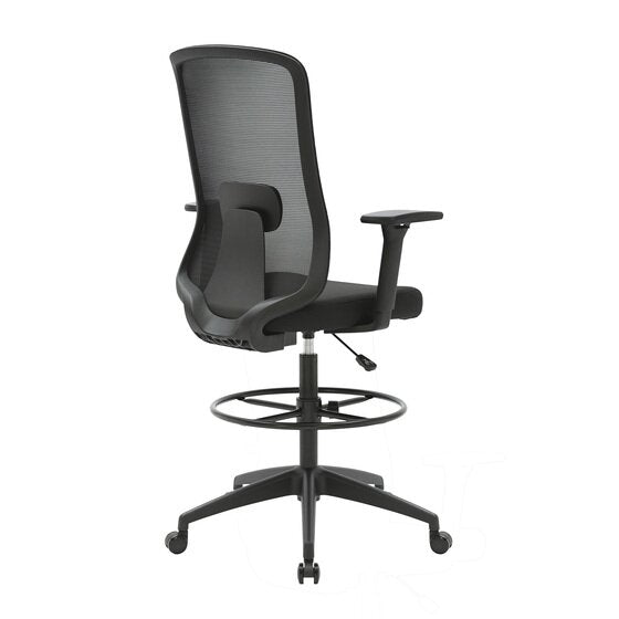 Buro Elan Drafting Chair with Arms Black