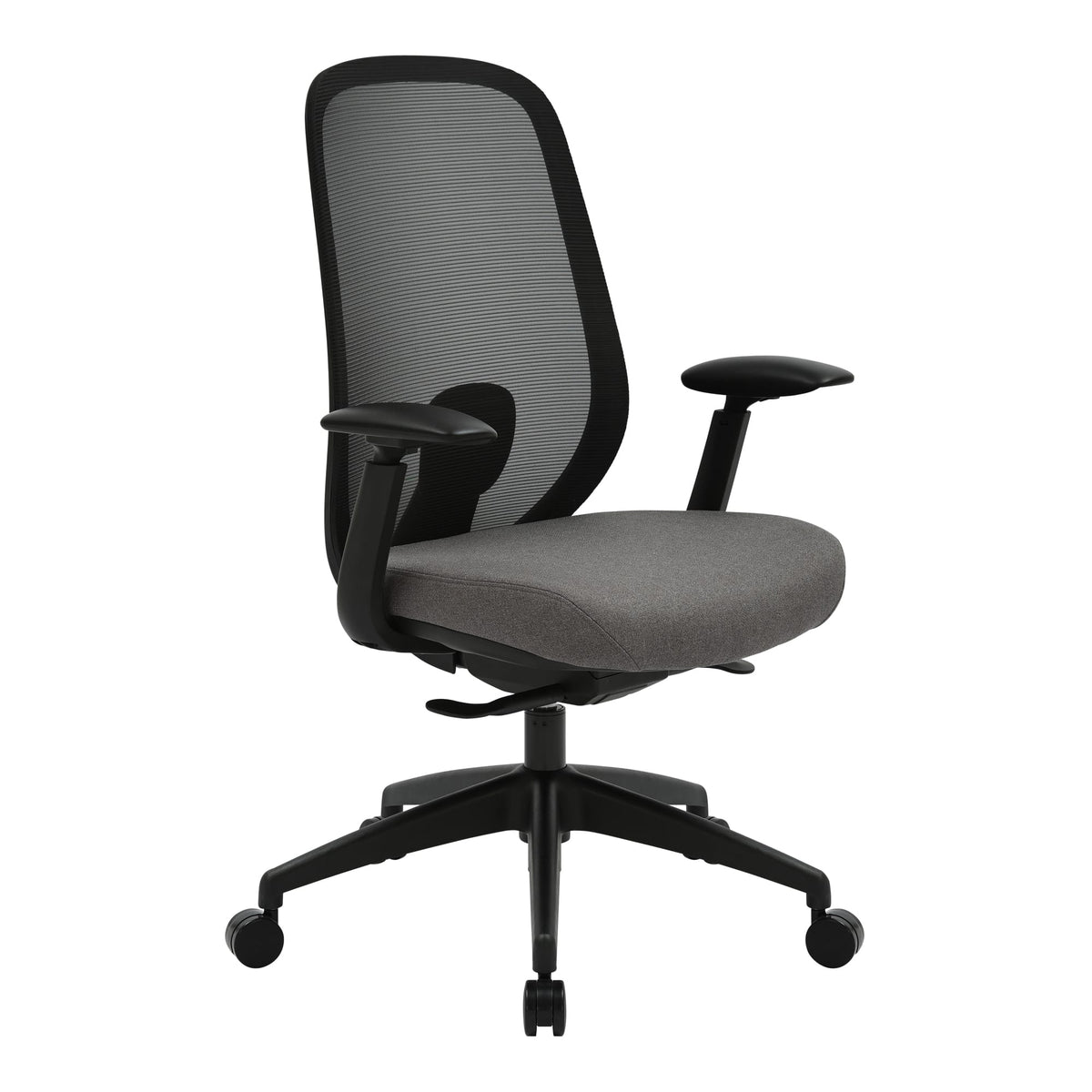 Buro Force Chair with Arms Black Frame