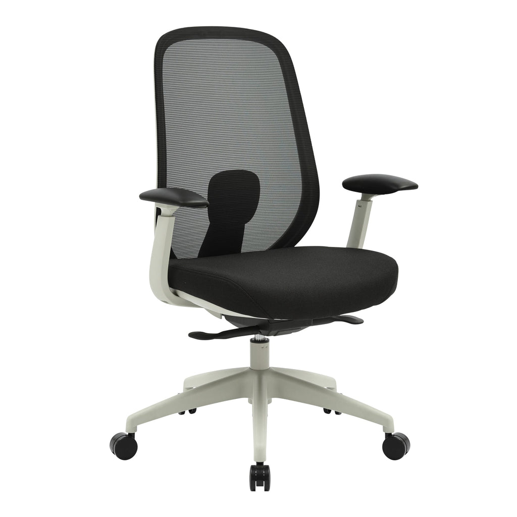 Buro Force Chair with Arms Light Grey Frame