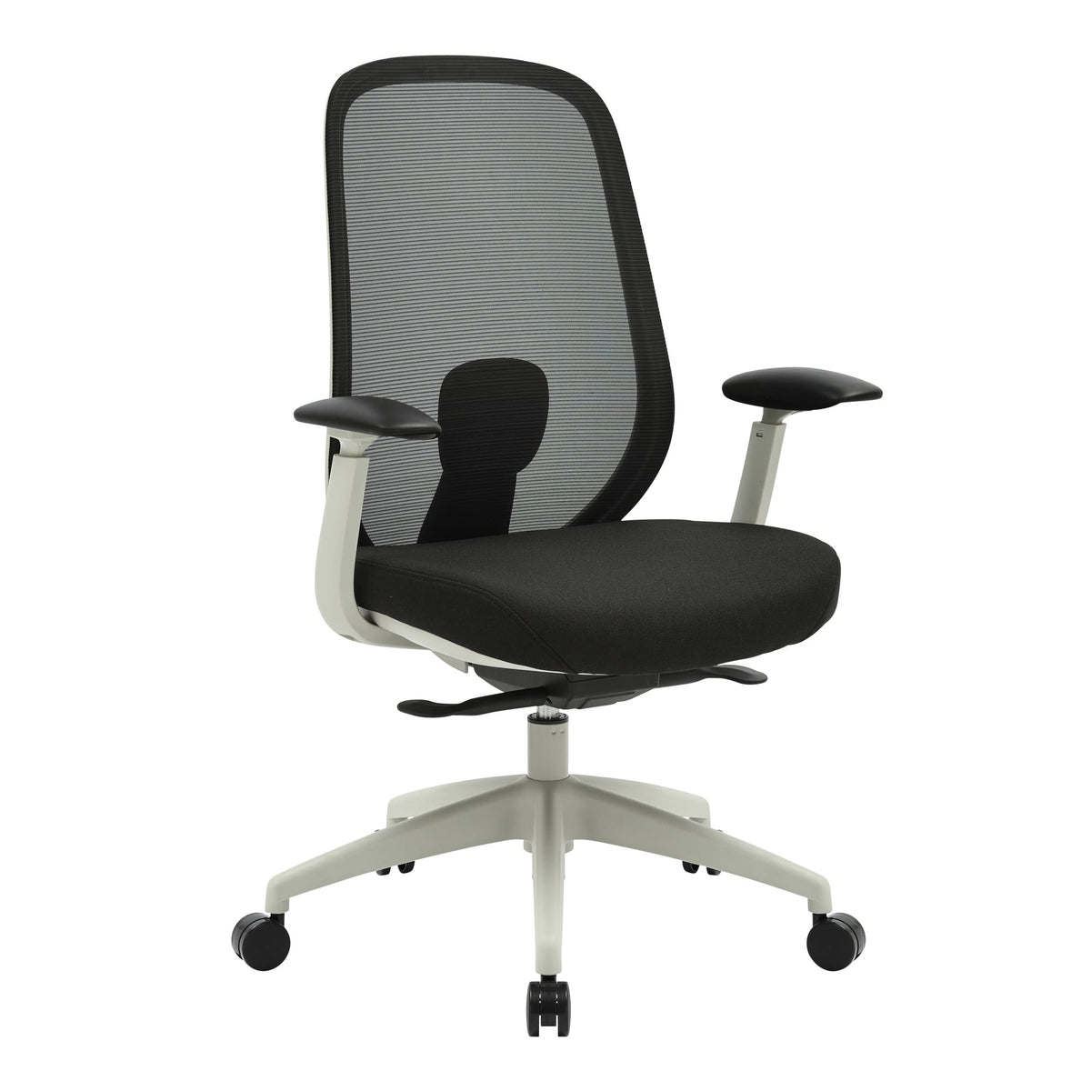 Buro Force Chair with Arms Light Grey Frame
