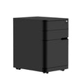 Buro MyWorkSpace Mobile Pedestal 2 Drawer 1 File Black