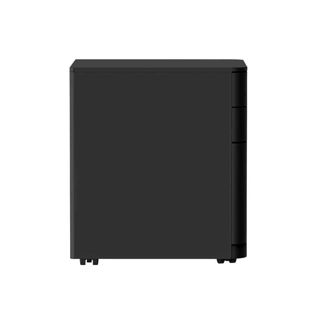 Buro MyWorkSpace Mobile Pedestal 2 Drawer 1 File Black
