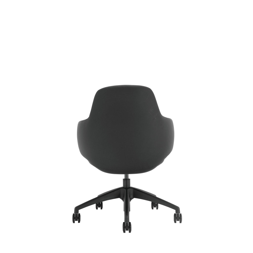 Buro Odyssey Chair with Wraparound Arms Black PU