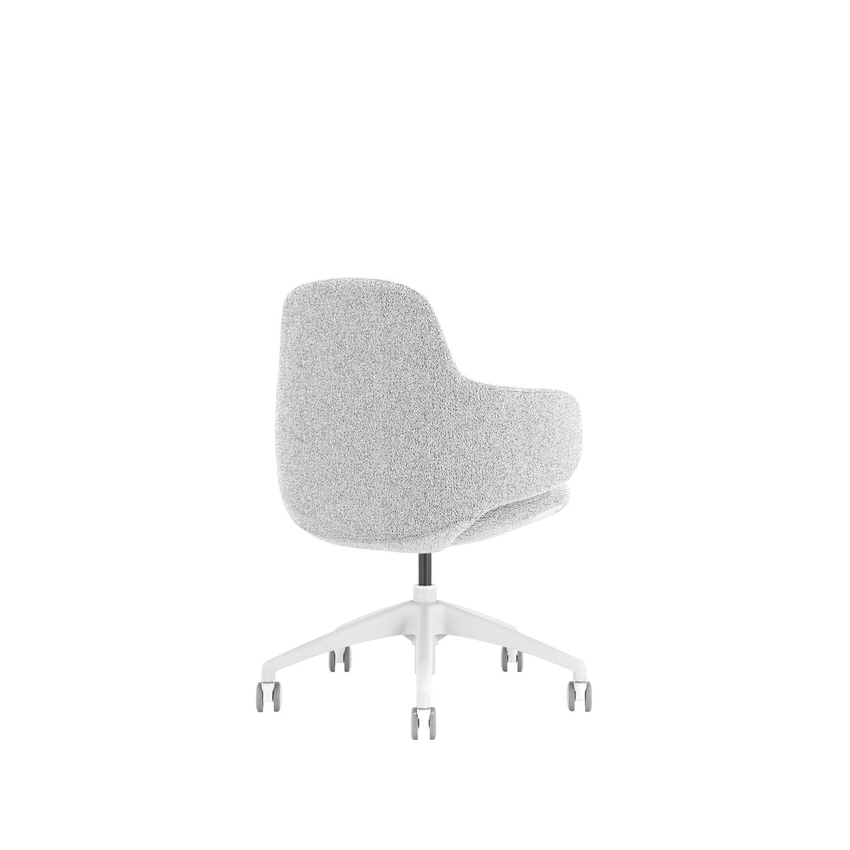 Buro Odyssey Chair with Wraparound Arms Light Grey