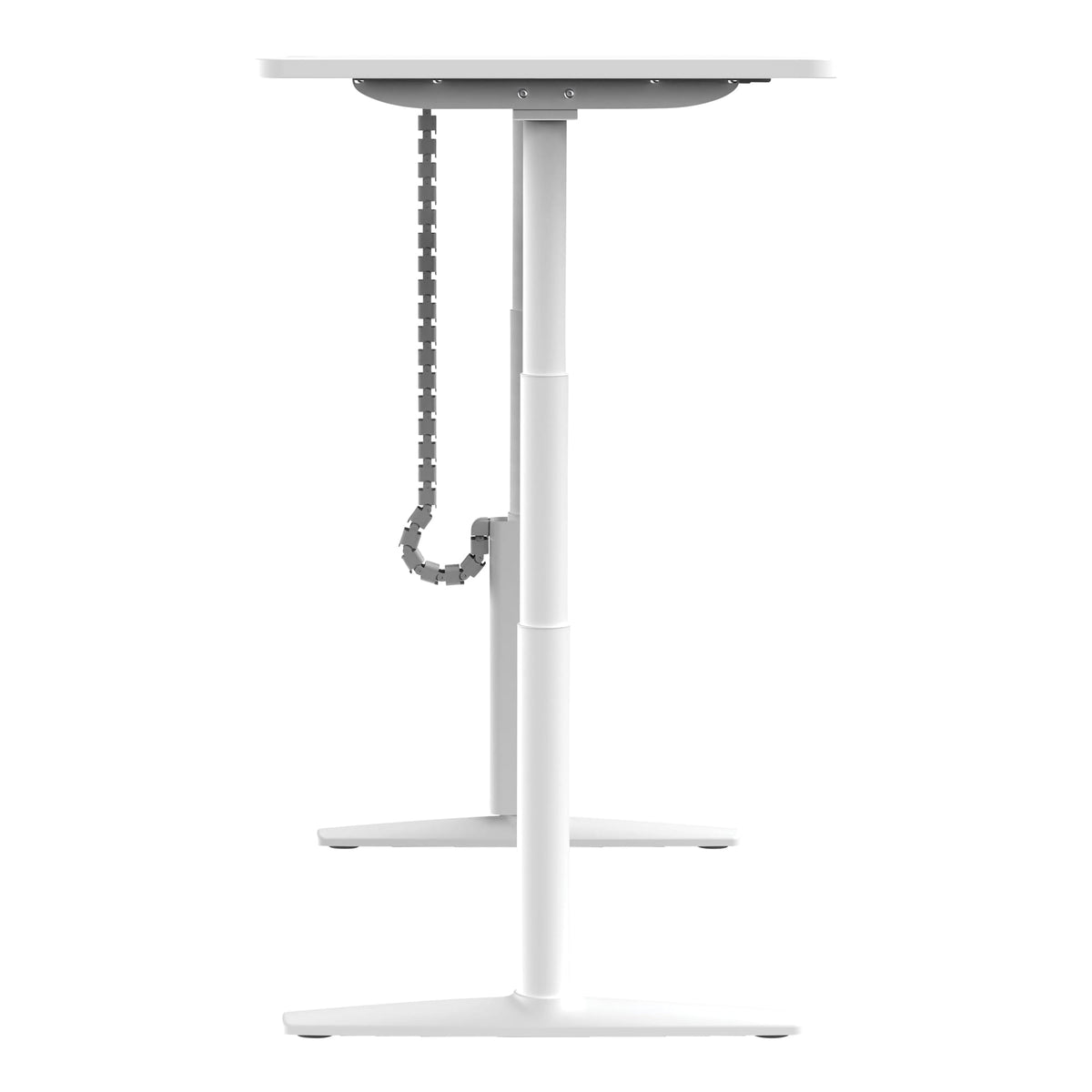 Buro Syntra Height Adjustable Desk Frame Only White