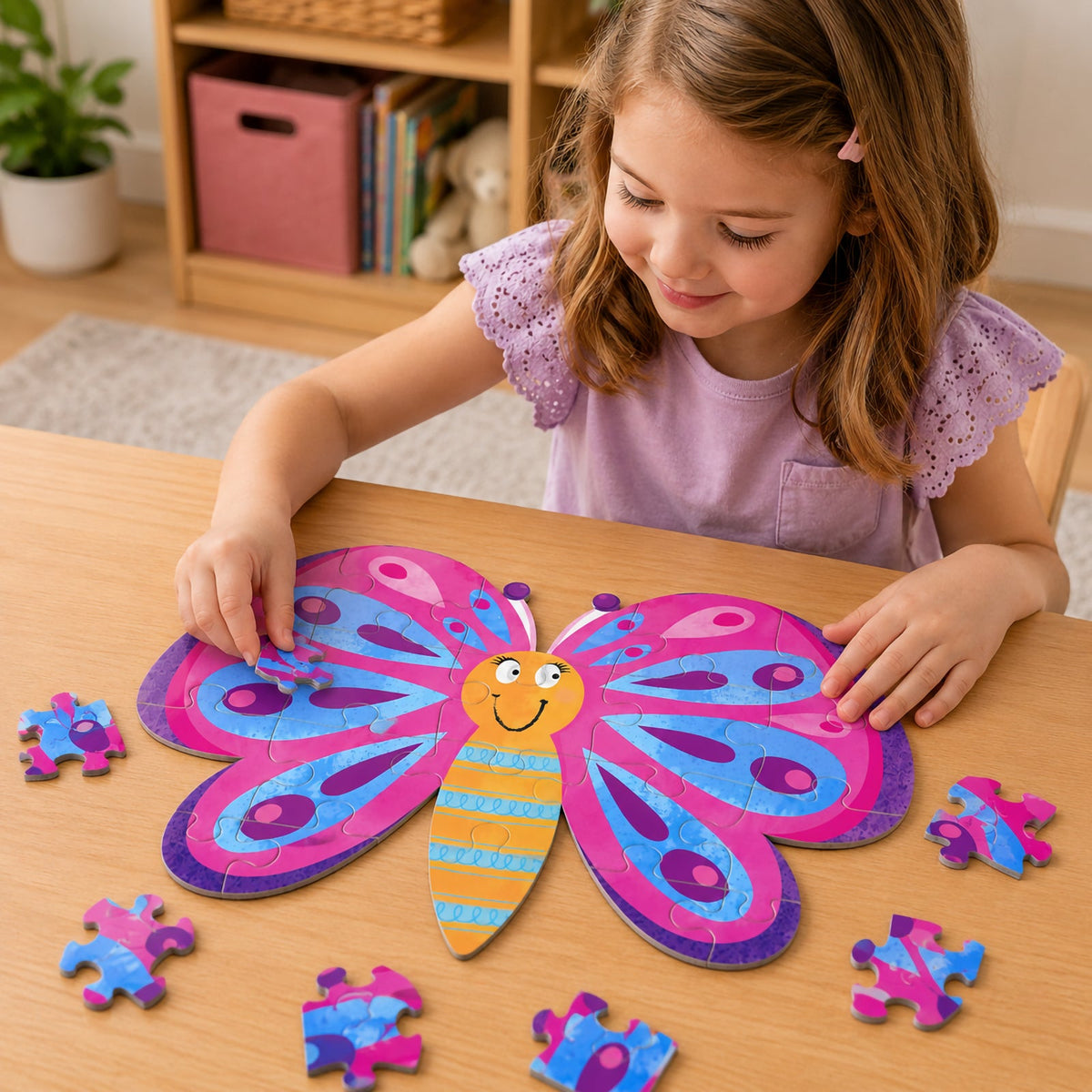 Butterfly Magic: Butterfly Shaped Puzzle