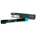Lexmark C950X2CG Extra High Yield Cyan Toner Cartridge 22000 Pages