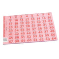 Chocolate Spinning Wheel Tickets 1 to 64