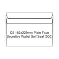Candida C5 Envelopes Plain Face Secretive Wallet Self Seal Box of 500