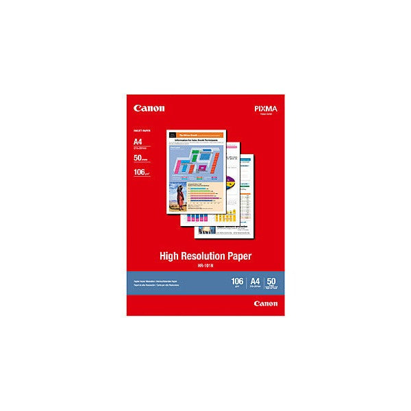 Canon HR-101NA450 High Resolution Paper A4 50 Pack