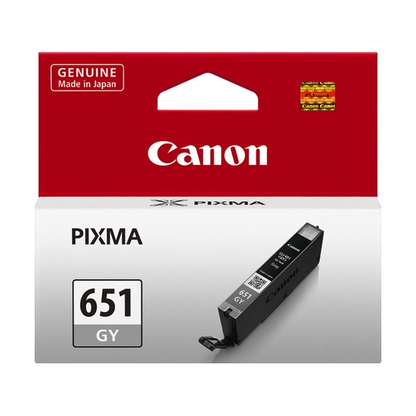 Canon CLI651GY Inkjet Cartridge 330 Pages Grey