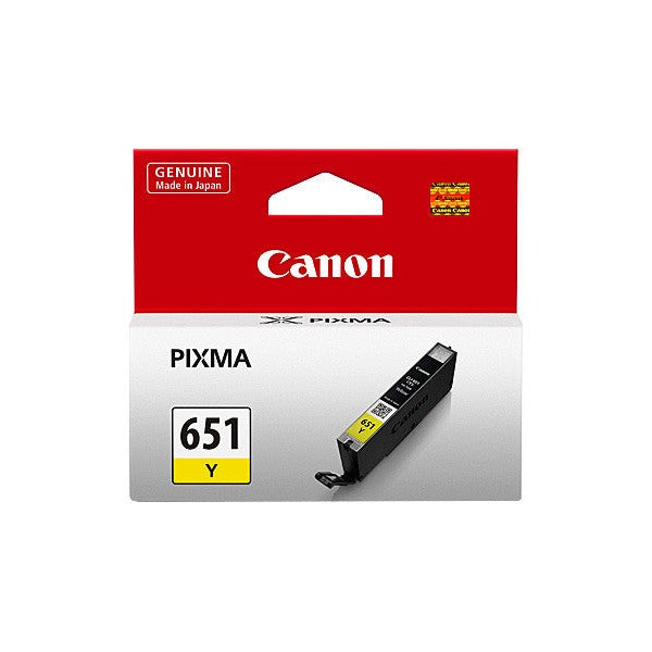 Canon CLI651Y Inkjet Cartridge 330 Pages Yellow