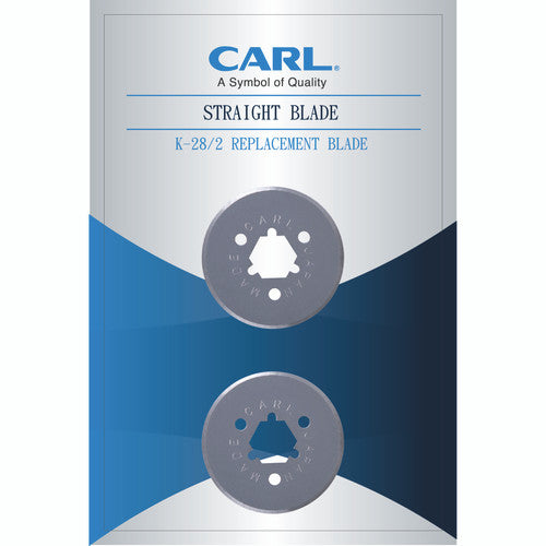 Carl K28 Straight Blade Hangsell Pack of 2
