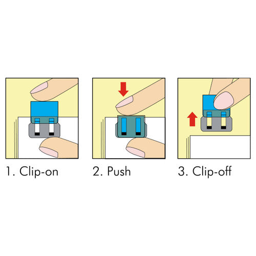 Carl MC55 Mori Clip Large Silver Pack of 12
