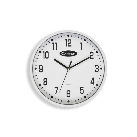 Carven Wall Clock 225mm White