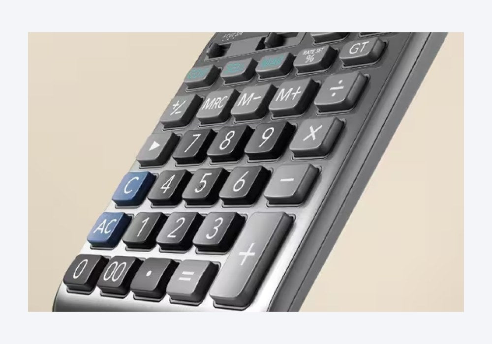 Casio DF120FM 12-Digit Desktop Calculator