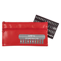 Celco Name Pencil Case Red Large 2 Zip 350 x 180mm