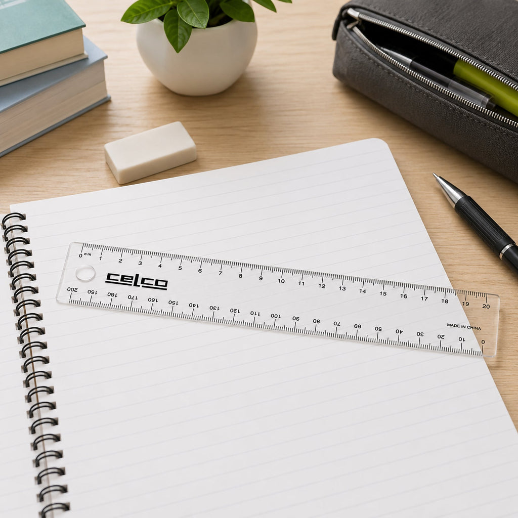 Celco 20cm Ruler Clear T111