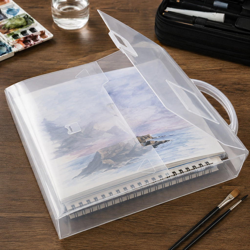 Colby Art A4 Maxi Art Carry Case Clear