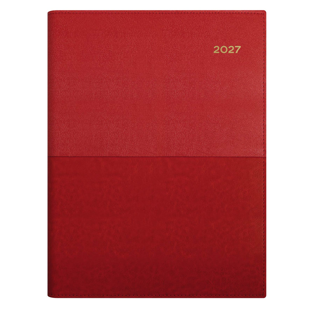Collins Vanessa Diary 2027 A4 Day to Page Rose Gold