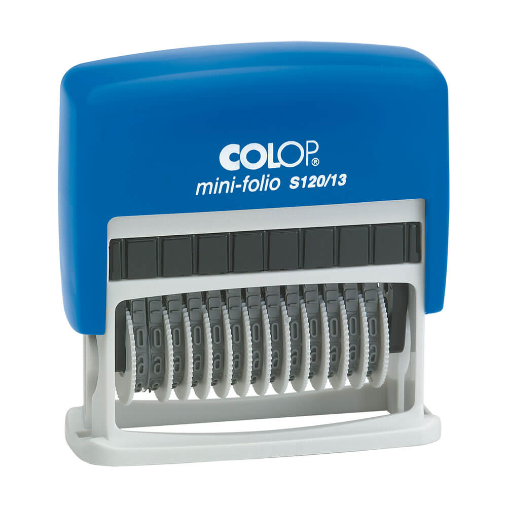 Colop S120/13 Mini Numberer Stamp 13 Band 4mm Black