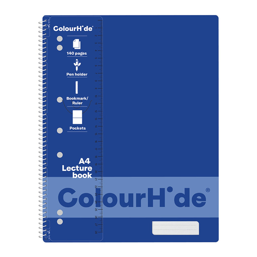 ColourHide Lecture Book A4 140 Page Assorted