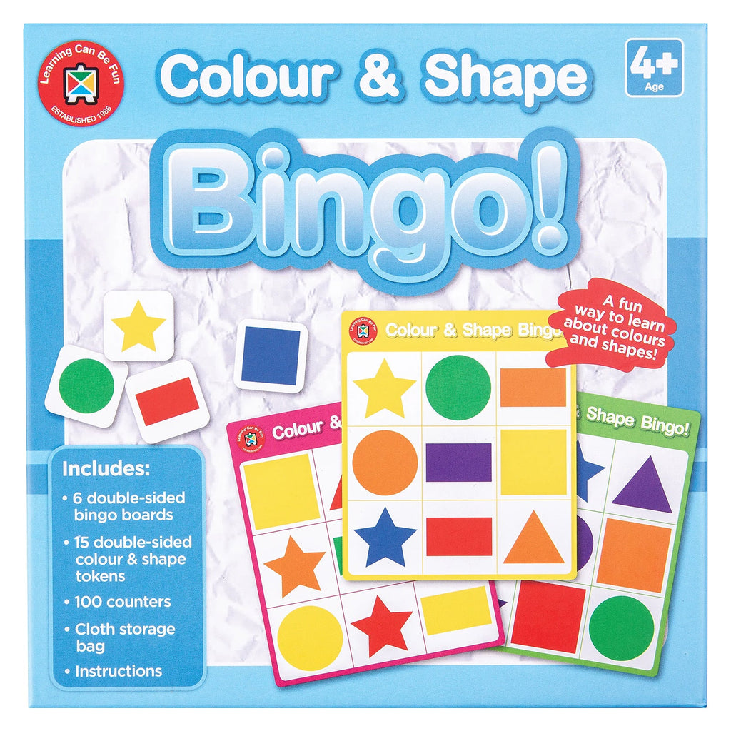 Colour and Shape Bingo