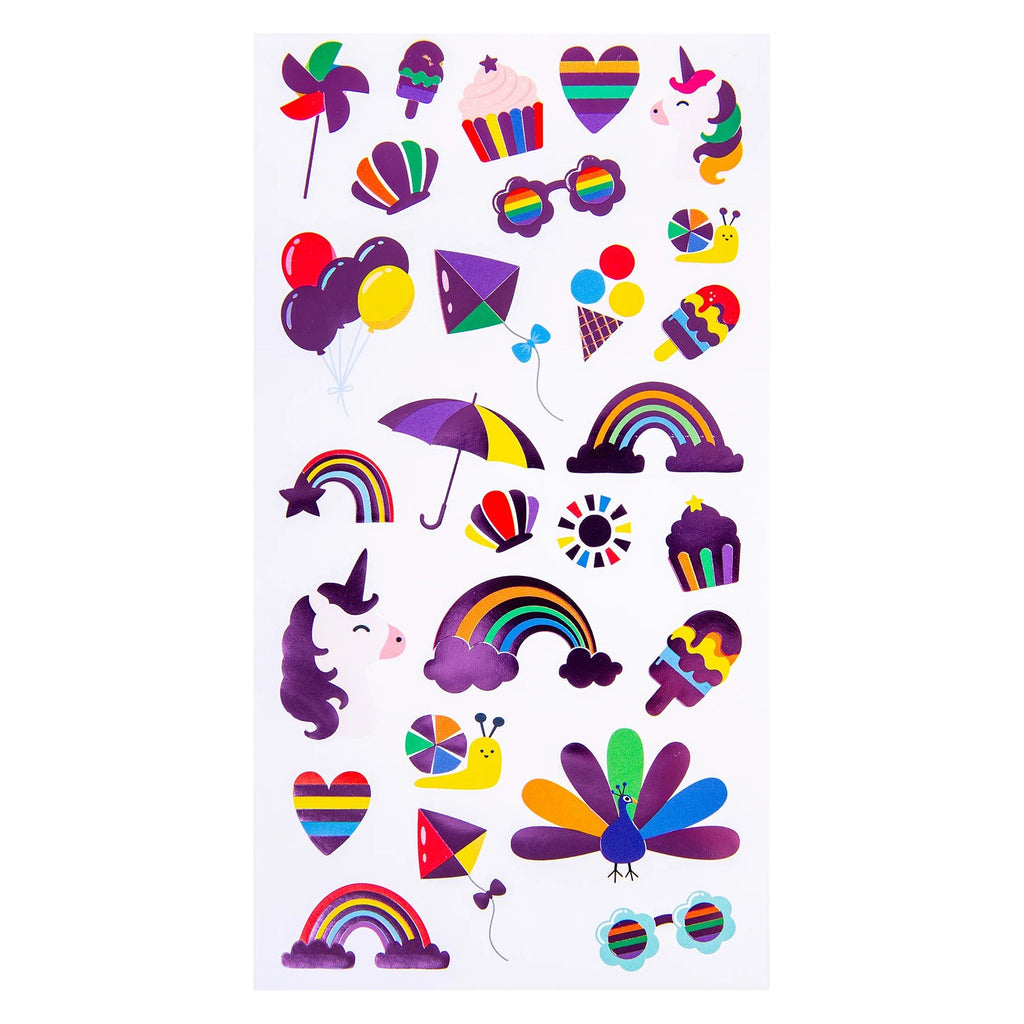 Colours of Joy Foil Sticker Set of 27
