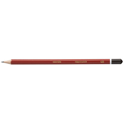 Columbia Copperplate Lead Pencils Hexagonal 4B Box of 20