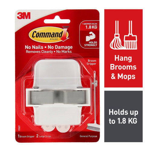 Command Broom Gripper Large White 1.8kg