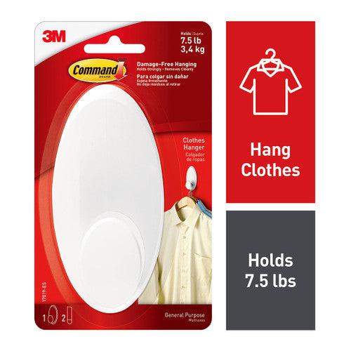Command Clothes Hanger Large White 3.4kg