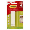Command Narrow Picture Hanging Strips White 4 Pack