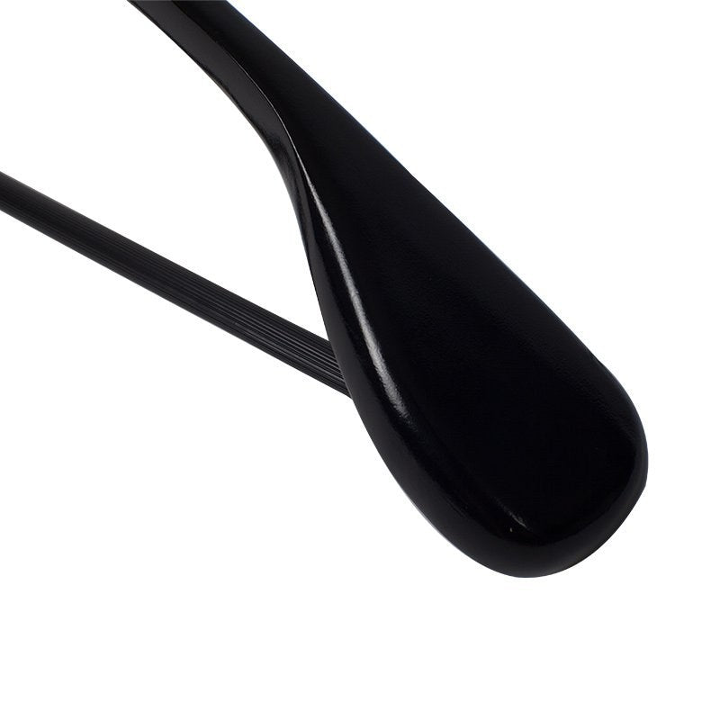 Compass Black Wood Suit Hanger Shoulder Ends 60mm Pack of 50