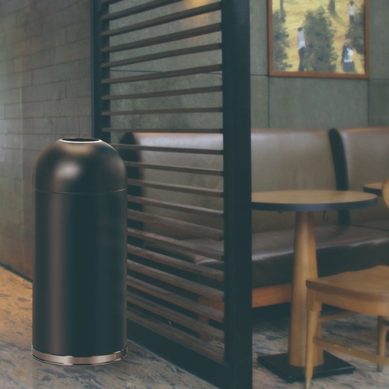 Compass Bullet Bin Black 57 Litre