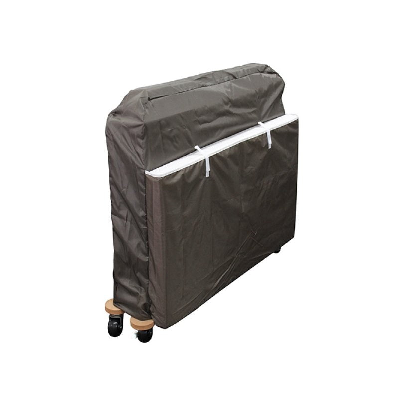 Compass Metal Folding Holiday Cot Vanilla White