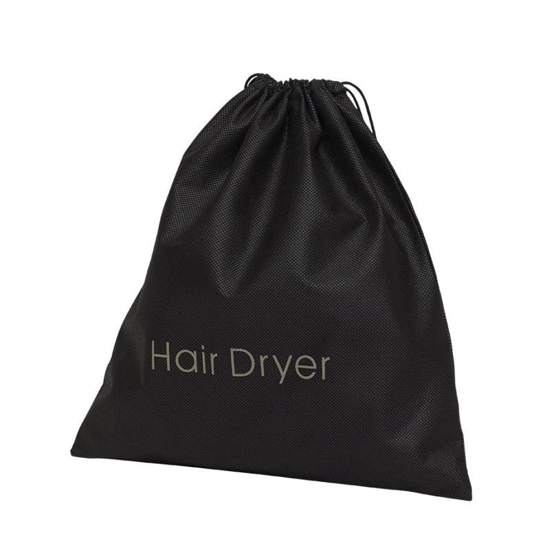 Compass Non-Woven Hair Dryer Bag Black Pack of 50