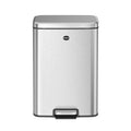 Compass Pedal Bin Brushed Stainless Steel 50L