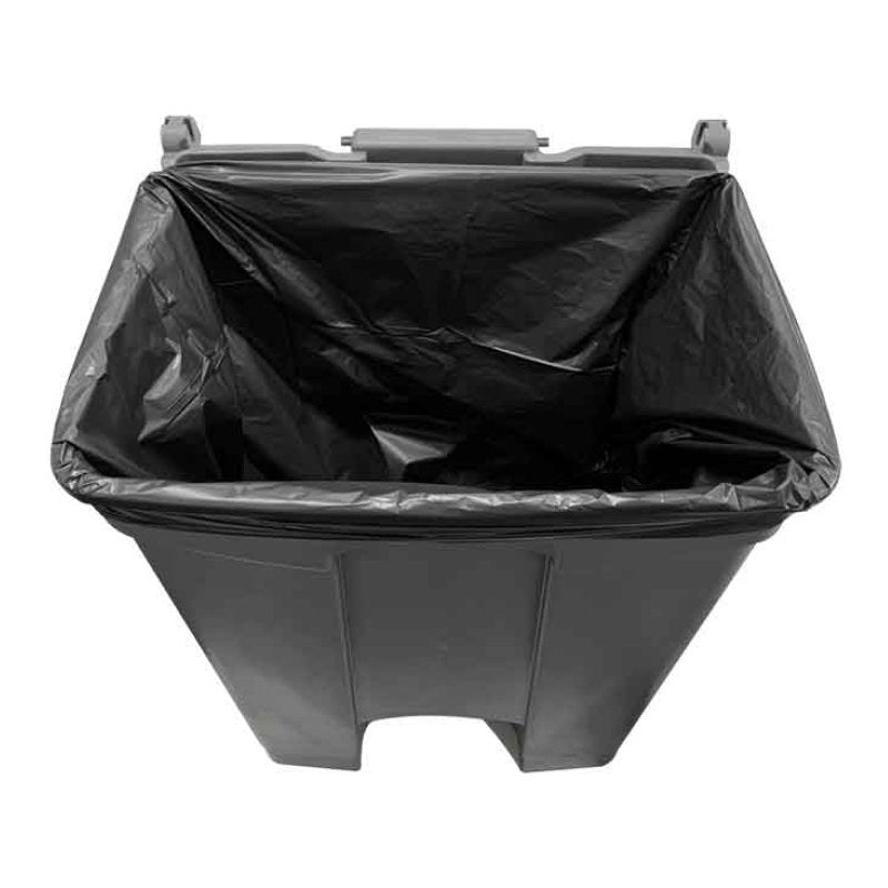 Compass Plastic Pedal Bin 68L Grey