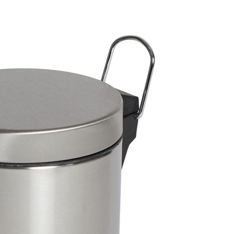 Compass Round Pedal Bin Stainless Steel 12L