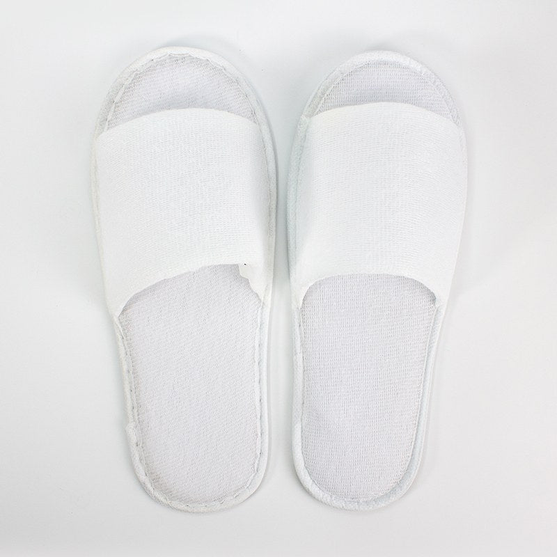 Compass Slimline Hotel Slippers Terry Cotton in Paper Sleeve Carton of 200